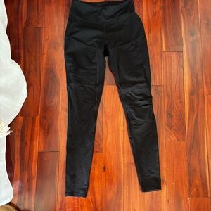 Jessica Simpson MotoBlack High-Waisted Leggings